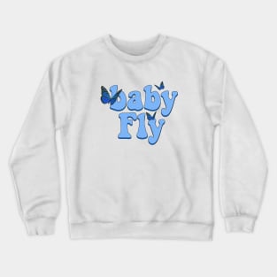 Baby Fly blue Crewneck Sweatshirt